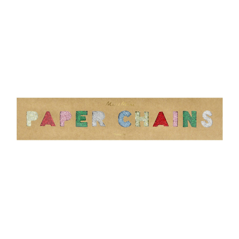 Glitter Paper Chains