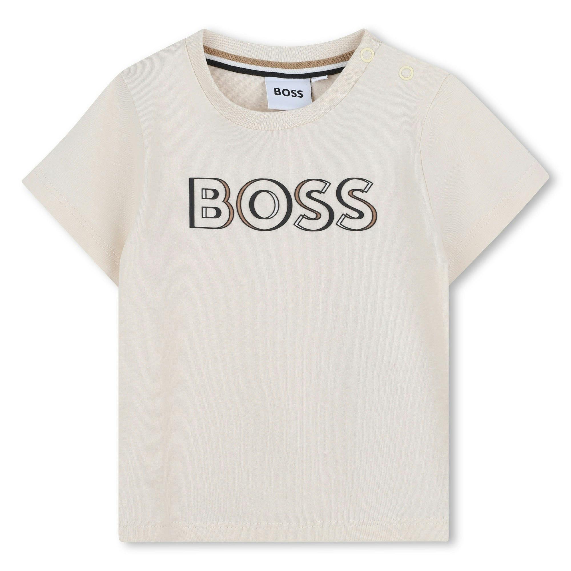 Sand Short Sleeve Logo T-Shirt