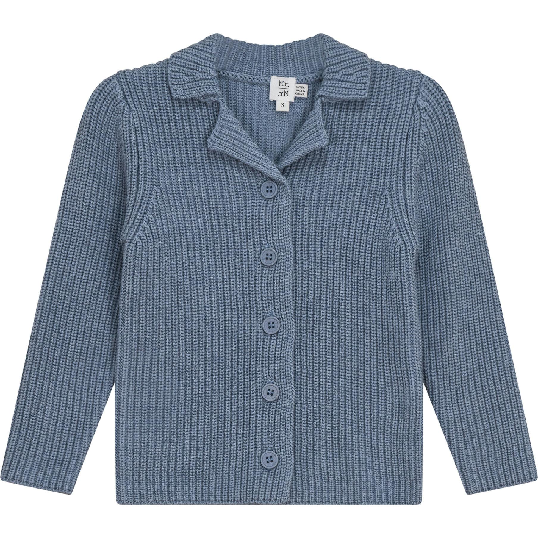 Knitted Top Blue Grey