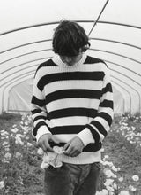 Musa Men Jumper Summer Midnight Knit Stripes