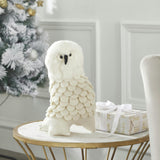 Snowy Handmade Hand Felted Wool Christmas Tree Topper