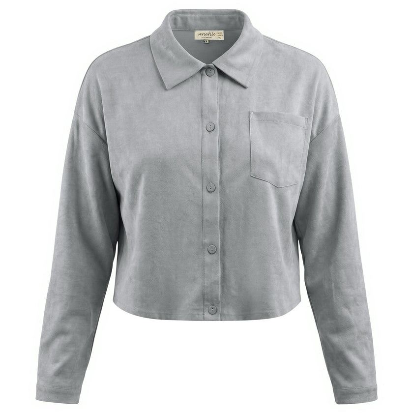 Cotton Linen Cropped Blouse