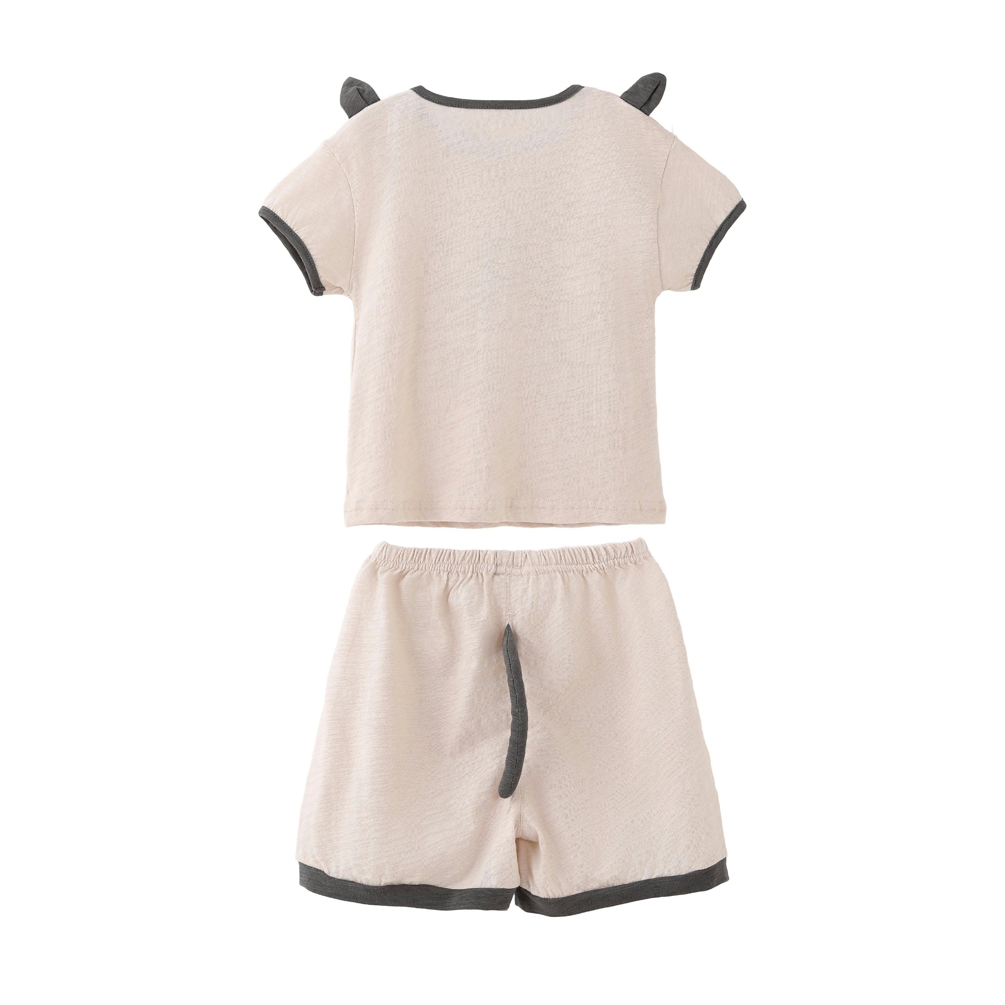 Beige Cat Outfit Set
