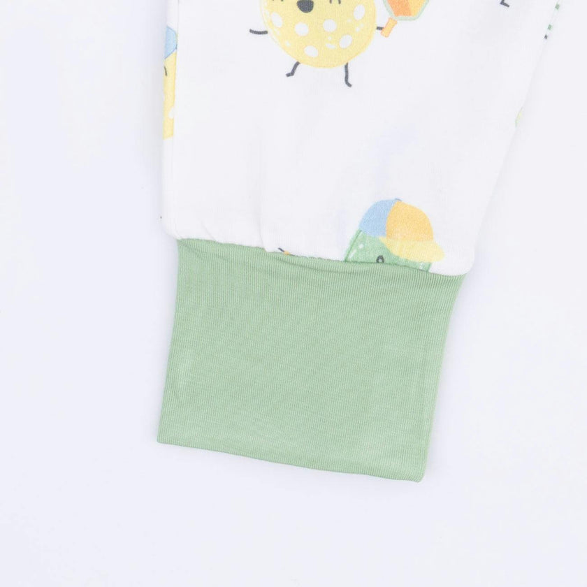 Pickles Playing Pickleball - Short Sleeve Loungewear Set