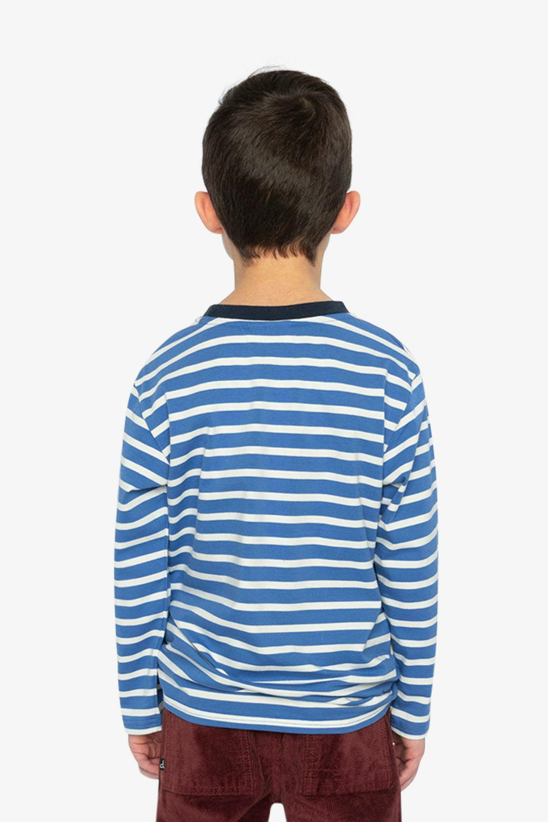 Long Sleeve T-Shirt Blue And White Stripes
