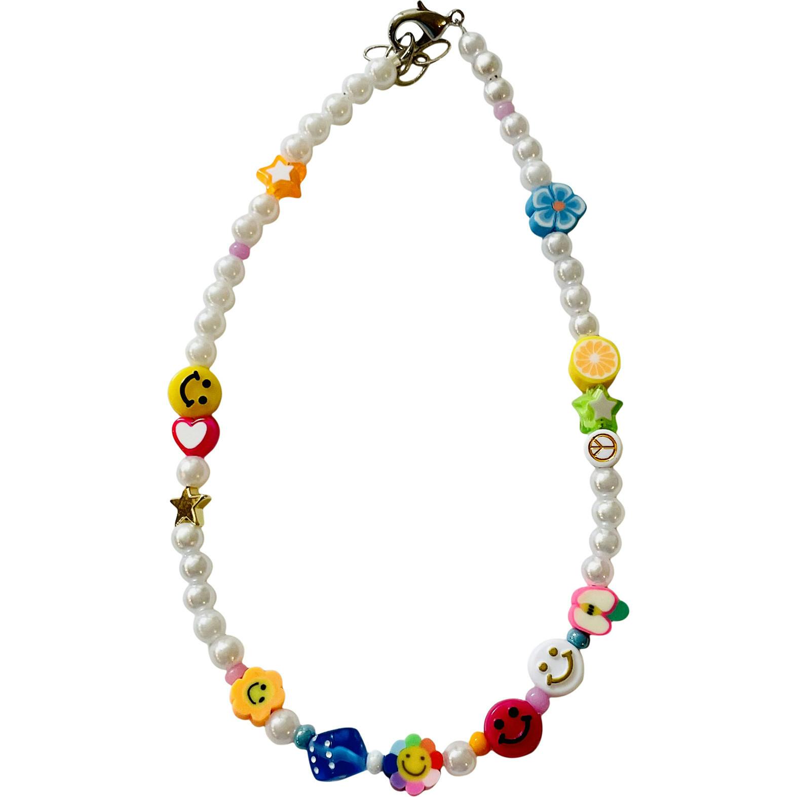 Happy Beaded Necklace