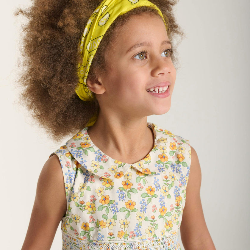 Hand-Smocked Girls Dress - Caroline