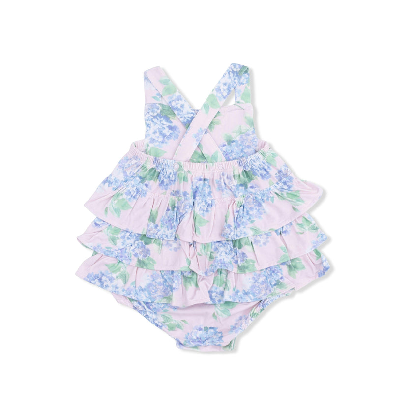 Hydrangeas - Ruffle Sunsuit