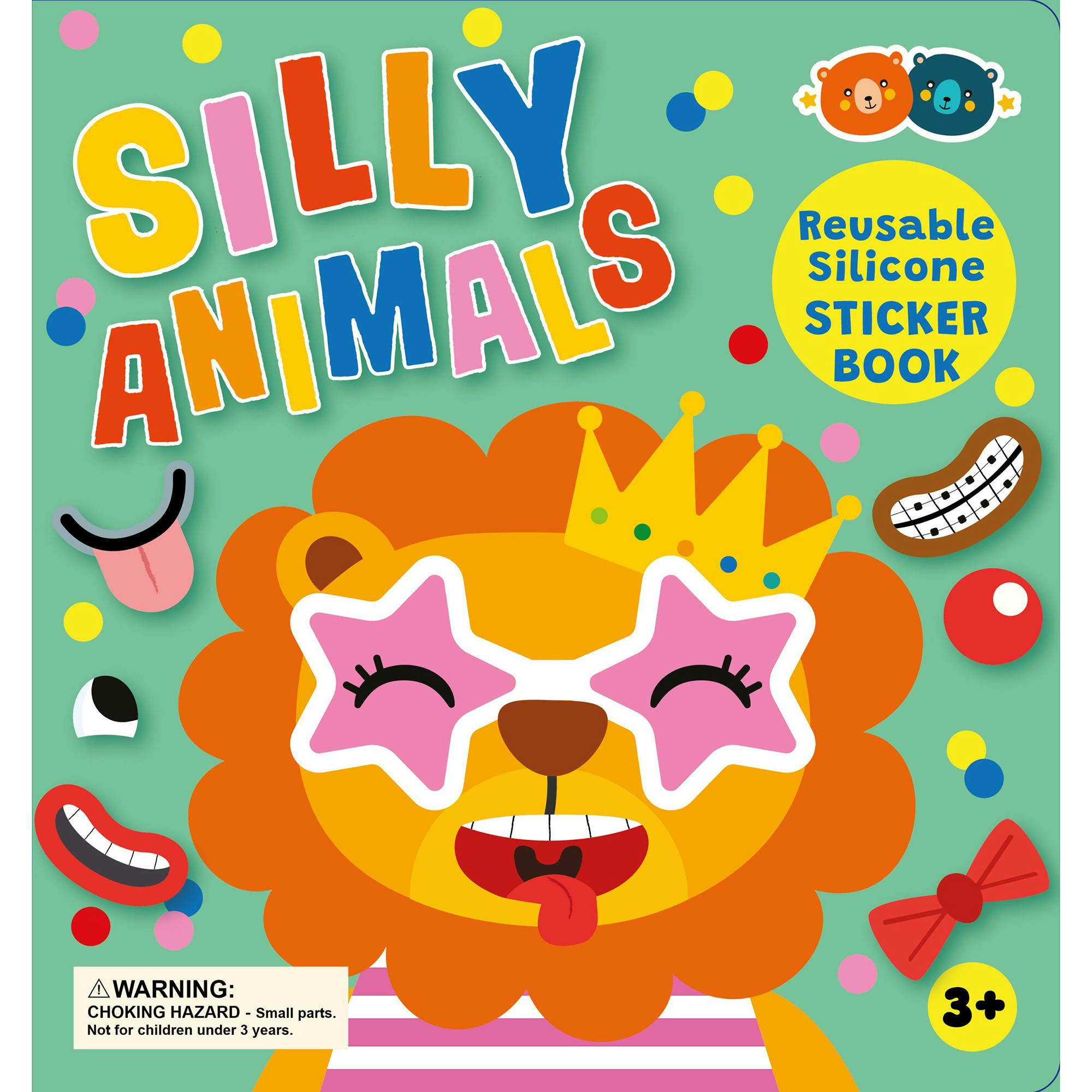 Silicone Sticker Book: Silly Animals