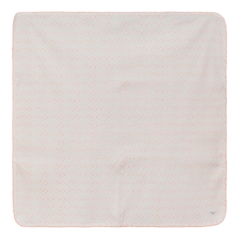 Flower and Dot Print Blanket