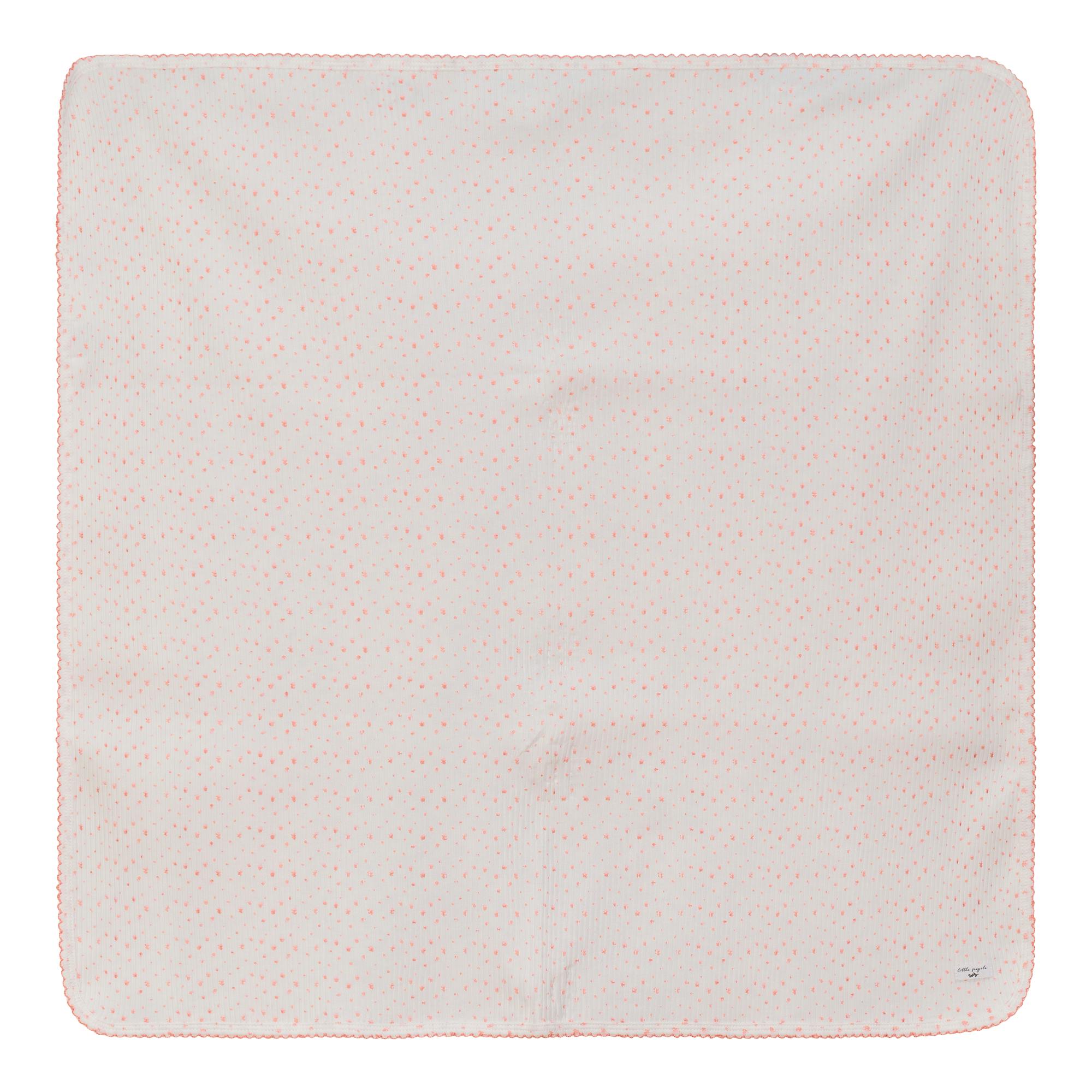 Flower and Dot Print Blanket