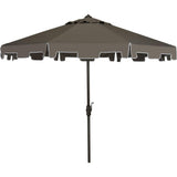 UV-Resistant Zimmerman 9' Crank Push-Button Tilt Umbrella