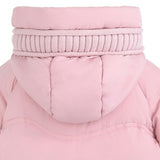 Light Pink Pom-Pom Puffer Jacket
