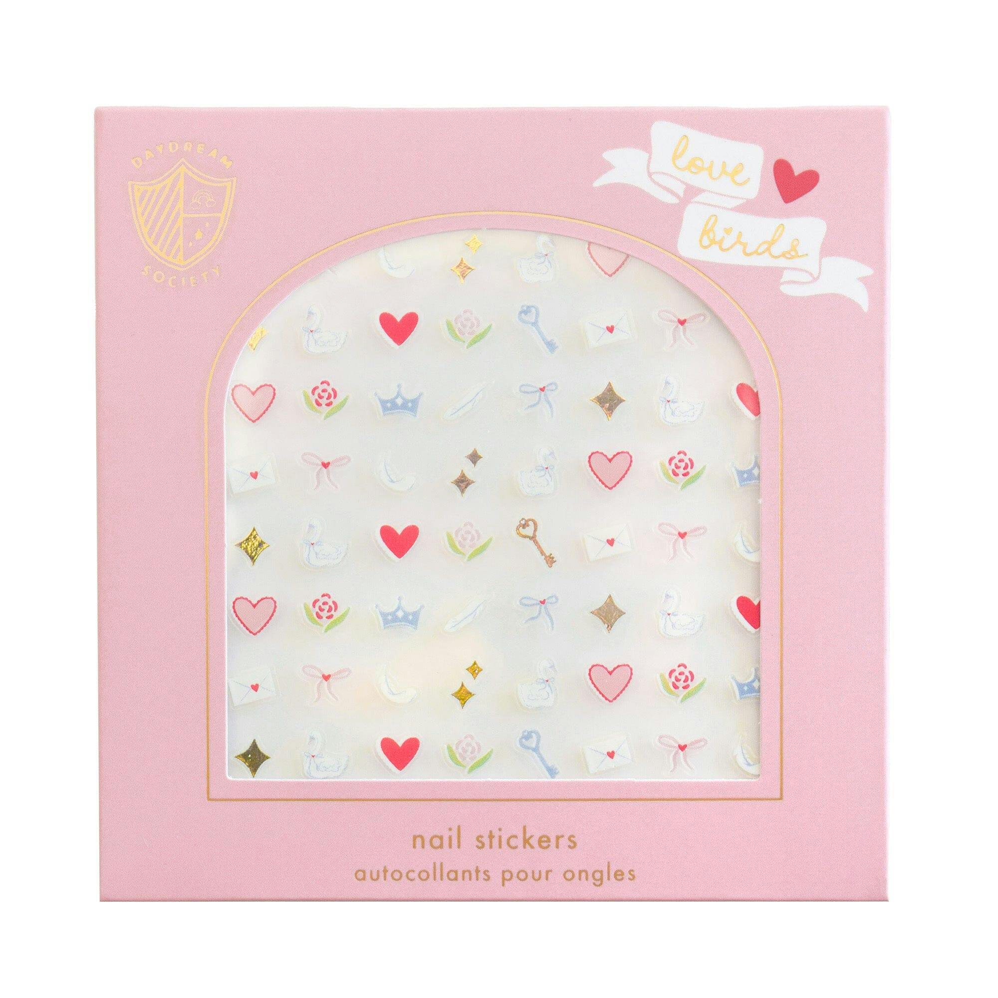 Love Birds Nail Stickers