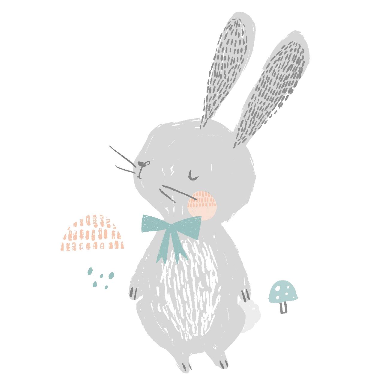 graphic tee | spring bunny