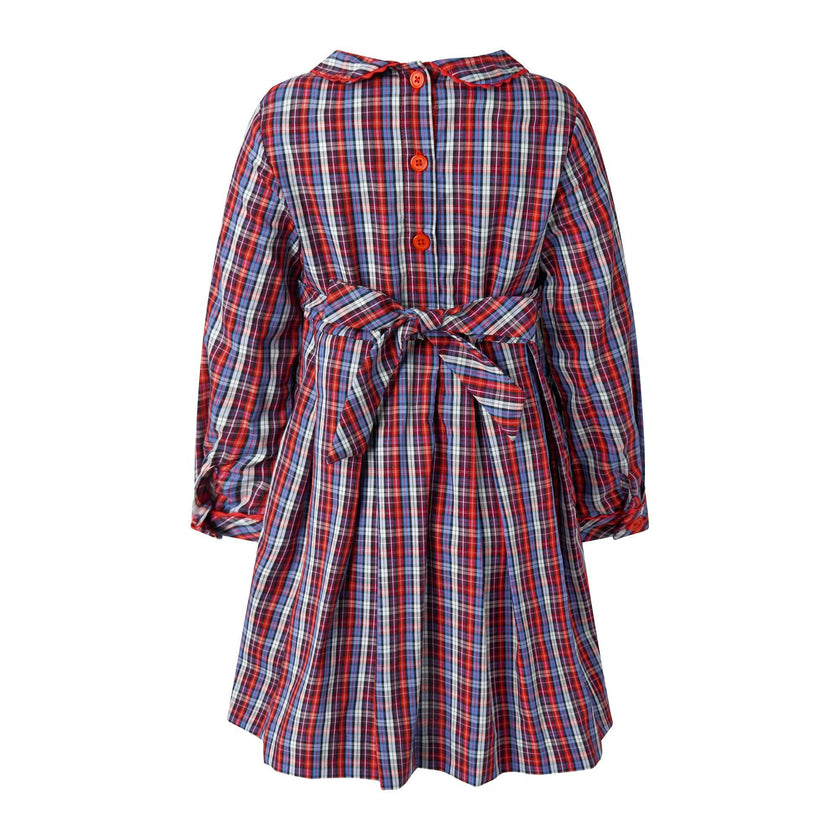Check Pleated Dress