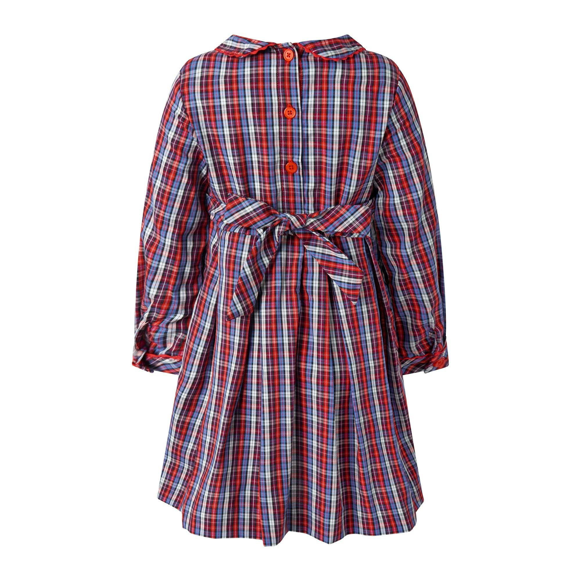 Check Pleated Dress