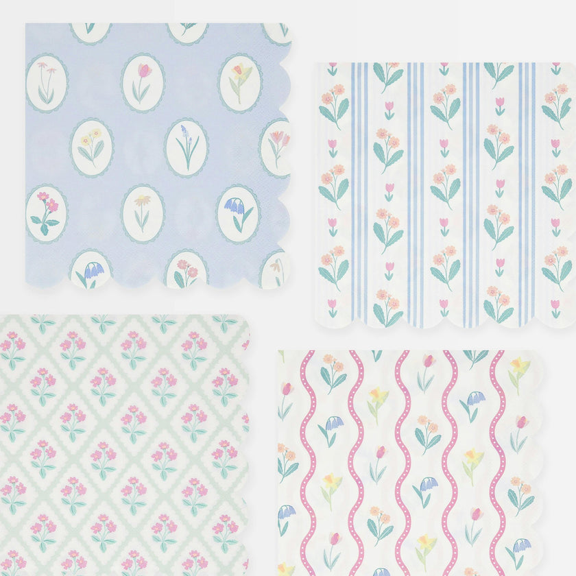 Bloomsbury Floral Pattern Large Napkins