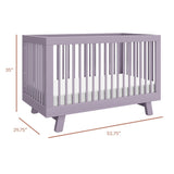 Babyletto Hudson 3-in-1 Convertible Crib with Toddler Bed Conversion Kit - Retail Exclusive