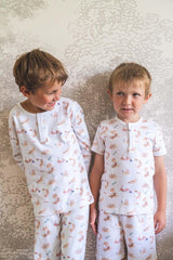 Beach Dogs Unisex Pima Cotton Short Pajama Set