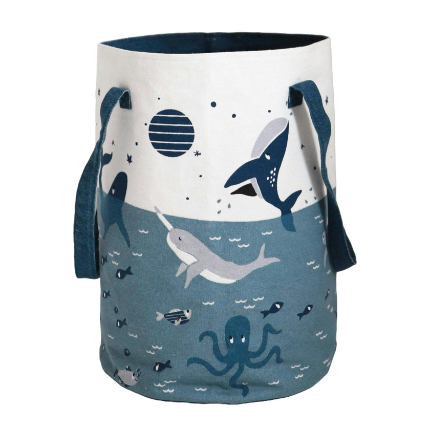 Sensaku Hand-Printed Storage Basket