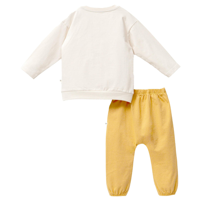 Beige Chicken Graphic Outfit