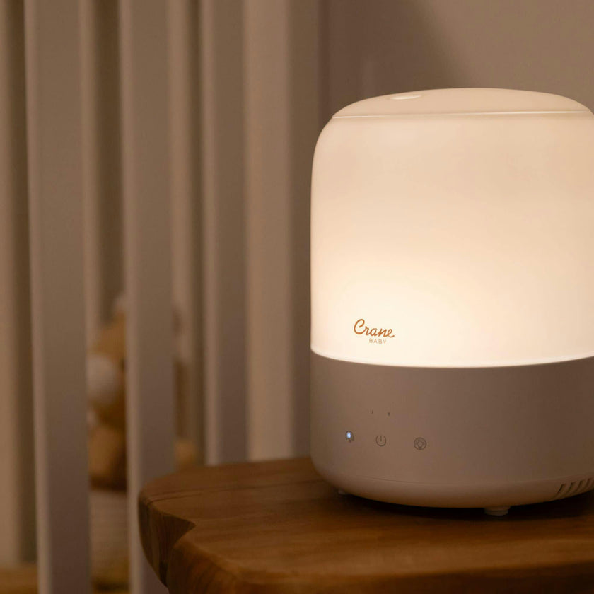 3-in-1 Compact Humidifier for Baby Nursery | 0.5 Gallon with Sleep Support Light & Aroma Diffuser