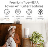 Air Purifier with True HEPA Filter – Quiet