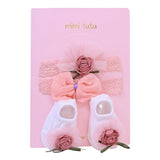 Pink Rose Ribbon and Bow Gift Set