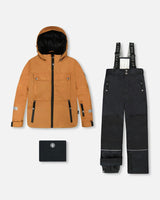 Two-Piece Teknik Snowsuit Brown And