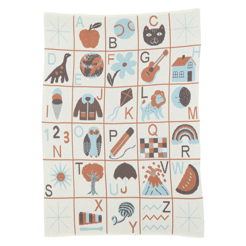 ABC Knit Midi Blanket