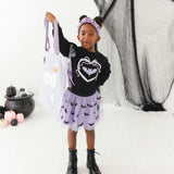 Boo Trick or Treat Patch Halloween Tote