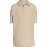 children's muslin short dress - sand