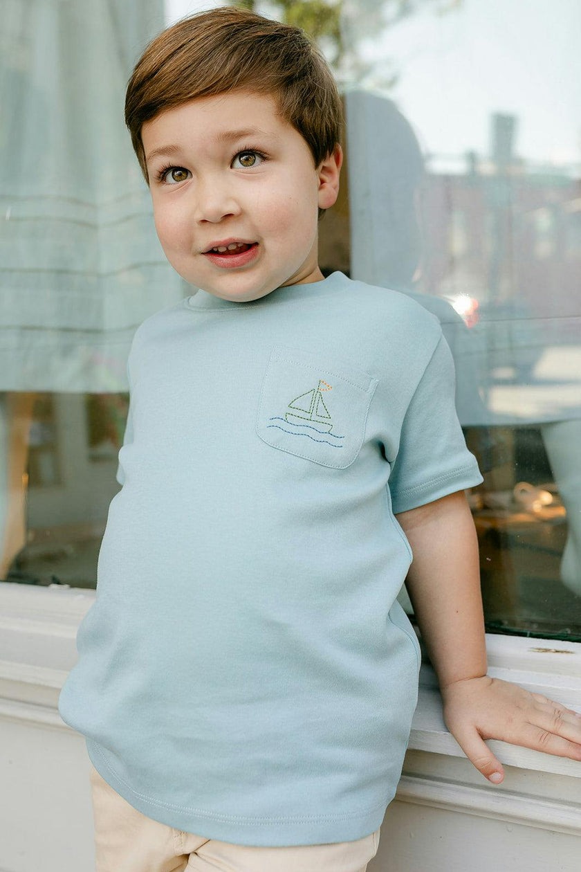 Jackson Pocket Tee - Sailboat