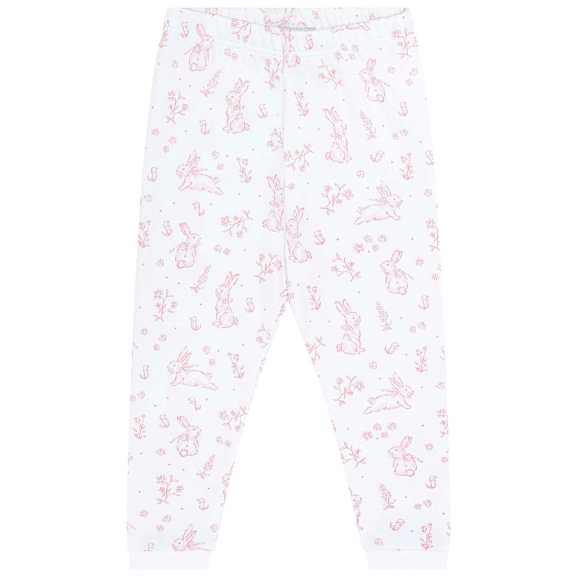 Pink Bunny Toile Pajama