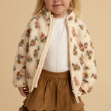 Amber Sherpa Zippered Jacket