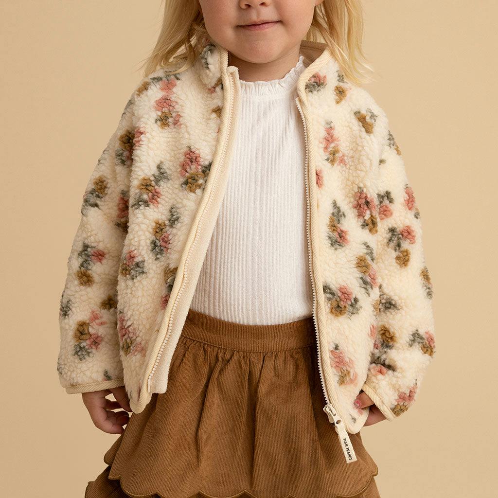 Amber Sherpa Zippered Jacket