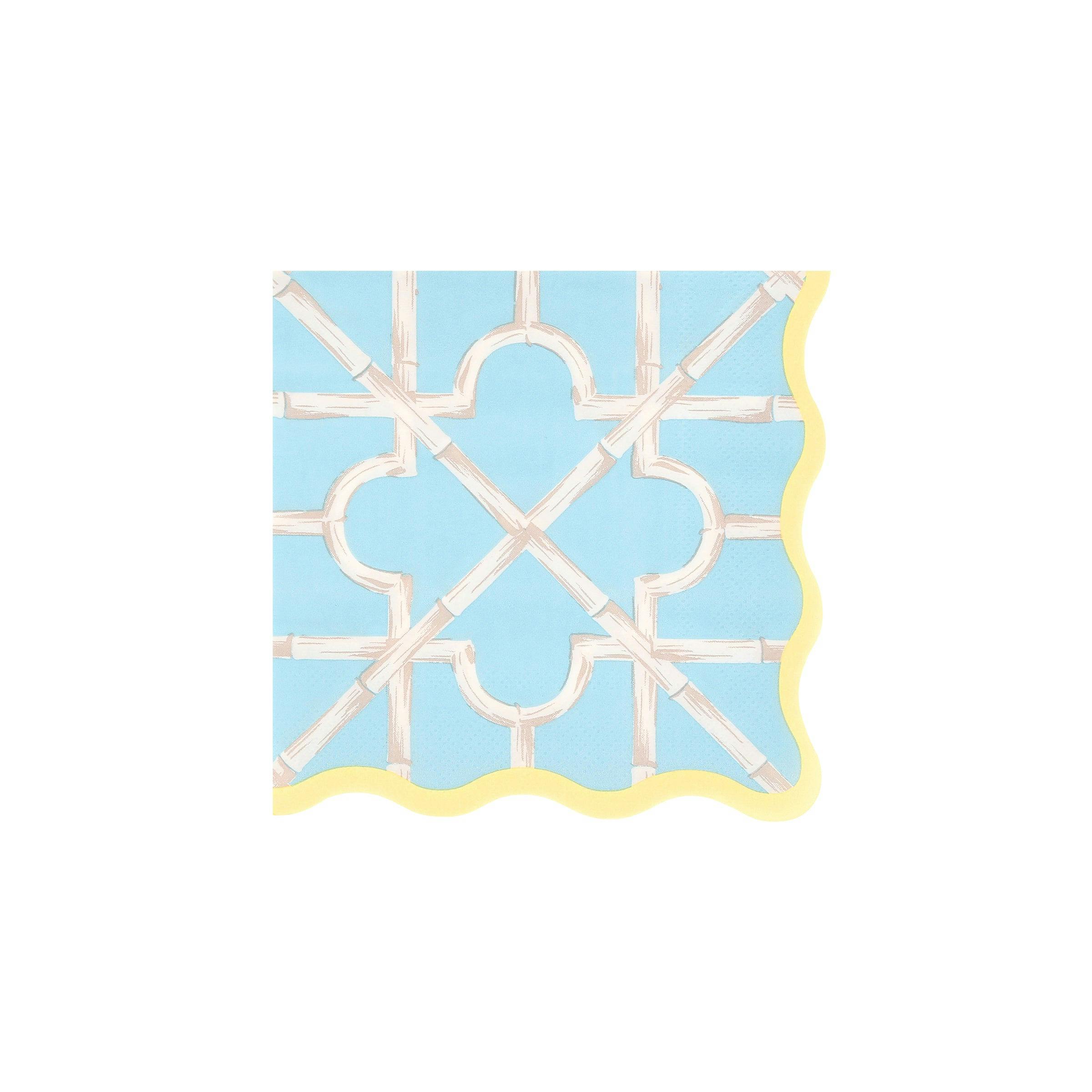 Bamboo Pattern Small Napkins