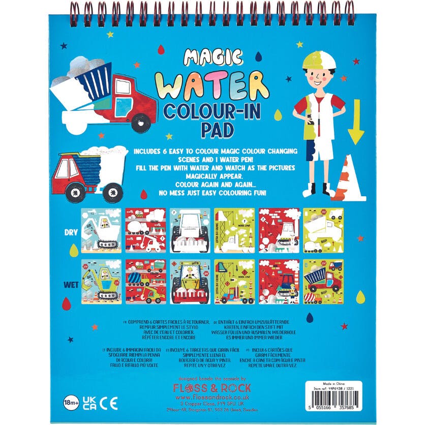Magic Color Changing Watercard Easel and Pen - Construction