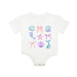 Mermaid Cutie Short Sleeve Romper