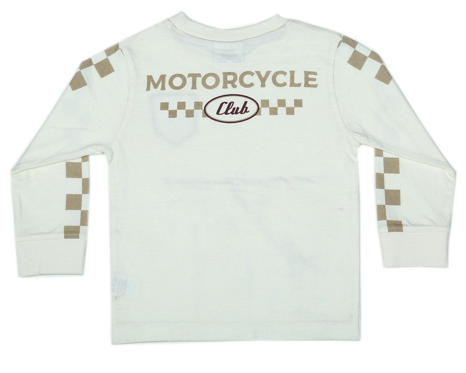 Kids Two-Sided Check Shirt - Motorcycle Club Patch