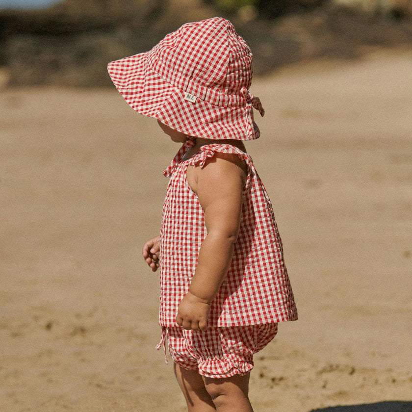 Gingham Sunhat