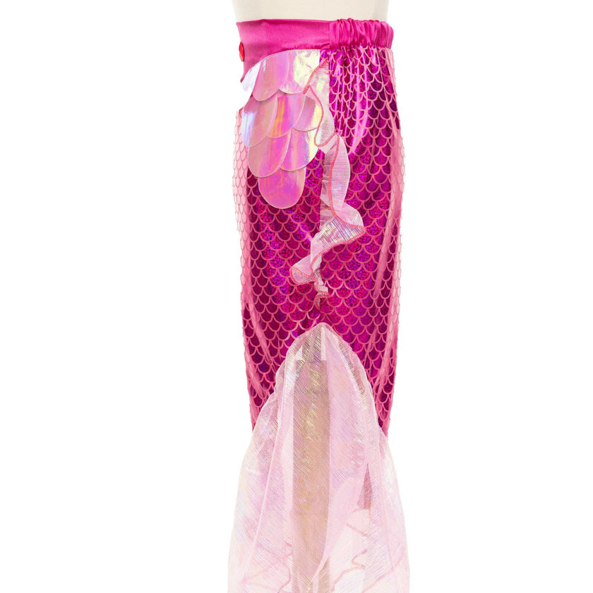 Mermaid Glimmer Skirt Set with Headband