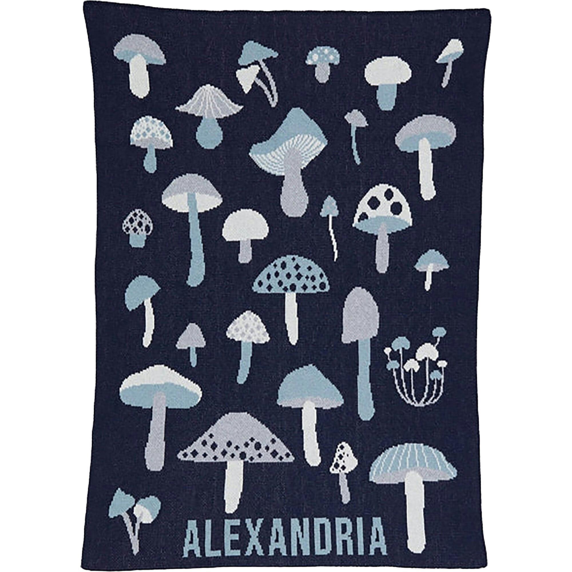 Custom Personalized Baby Sustainable Knit Throw Blanket - Forager