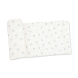 Little Horseshoes Blue - Swaddle Blanket