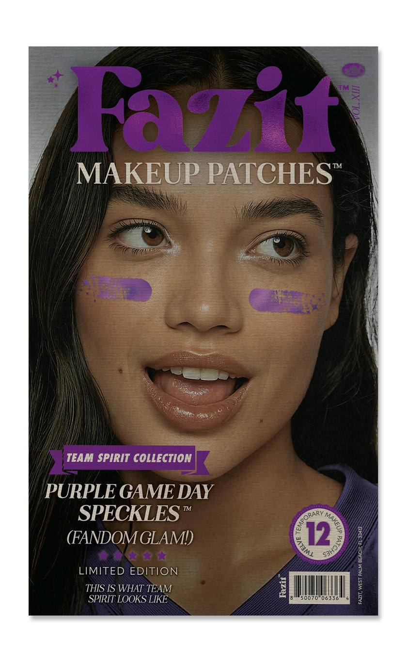 Purple Game Day Speckles