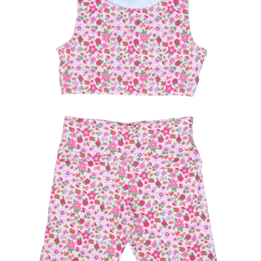 FAIRY KISSED ROSE SHORT SET