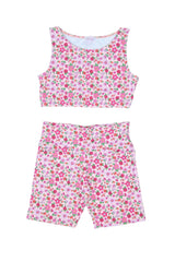 FAIRY KISSED ROSE SHORT SET