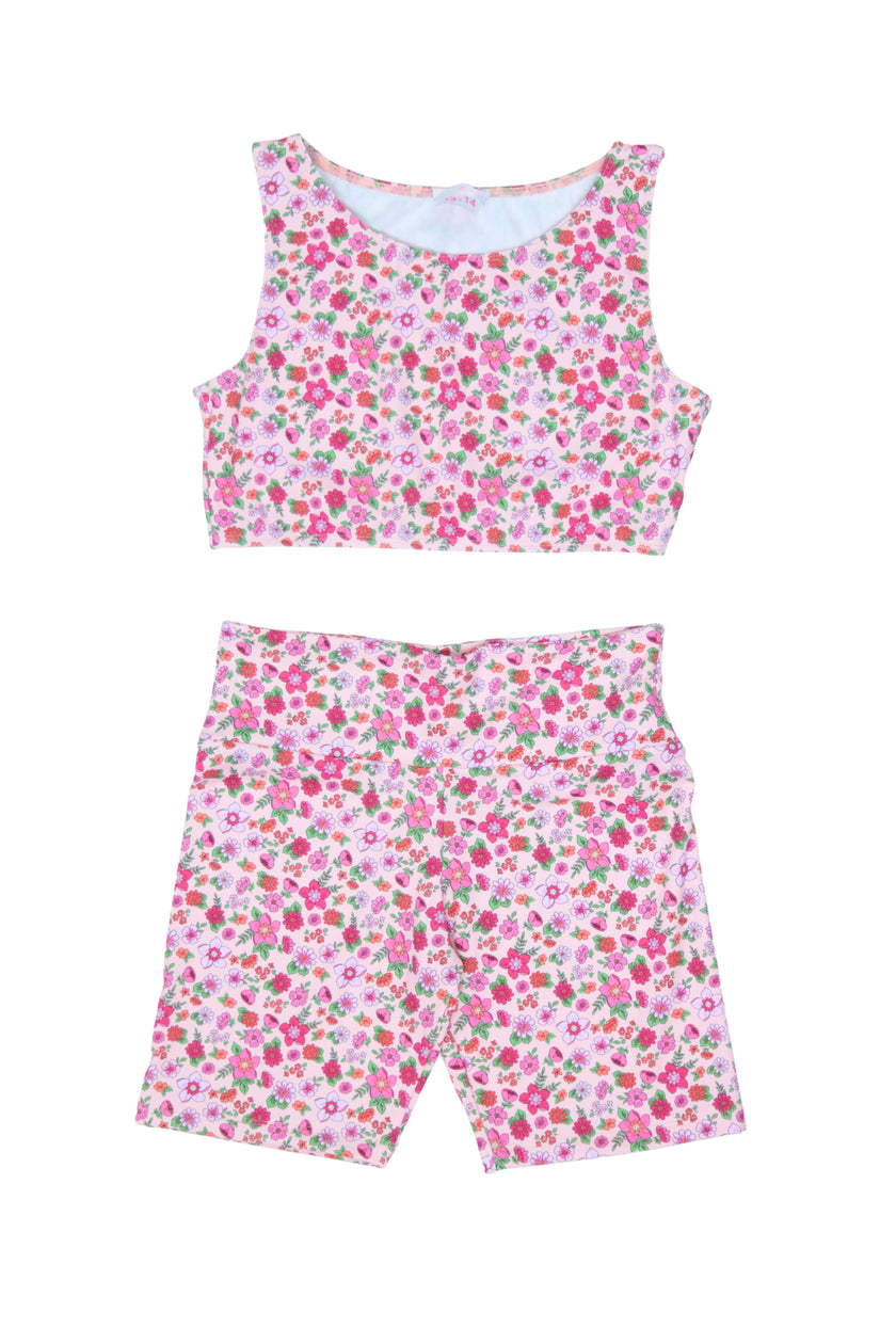 FAIRY KISSED ROSE SHORT SET