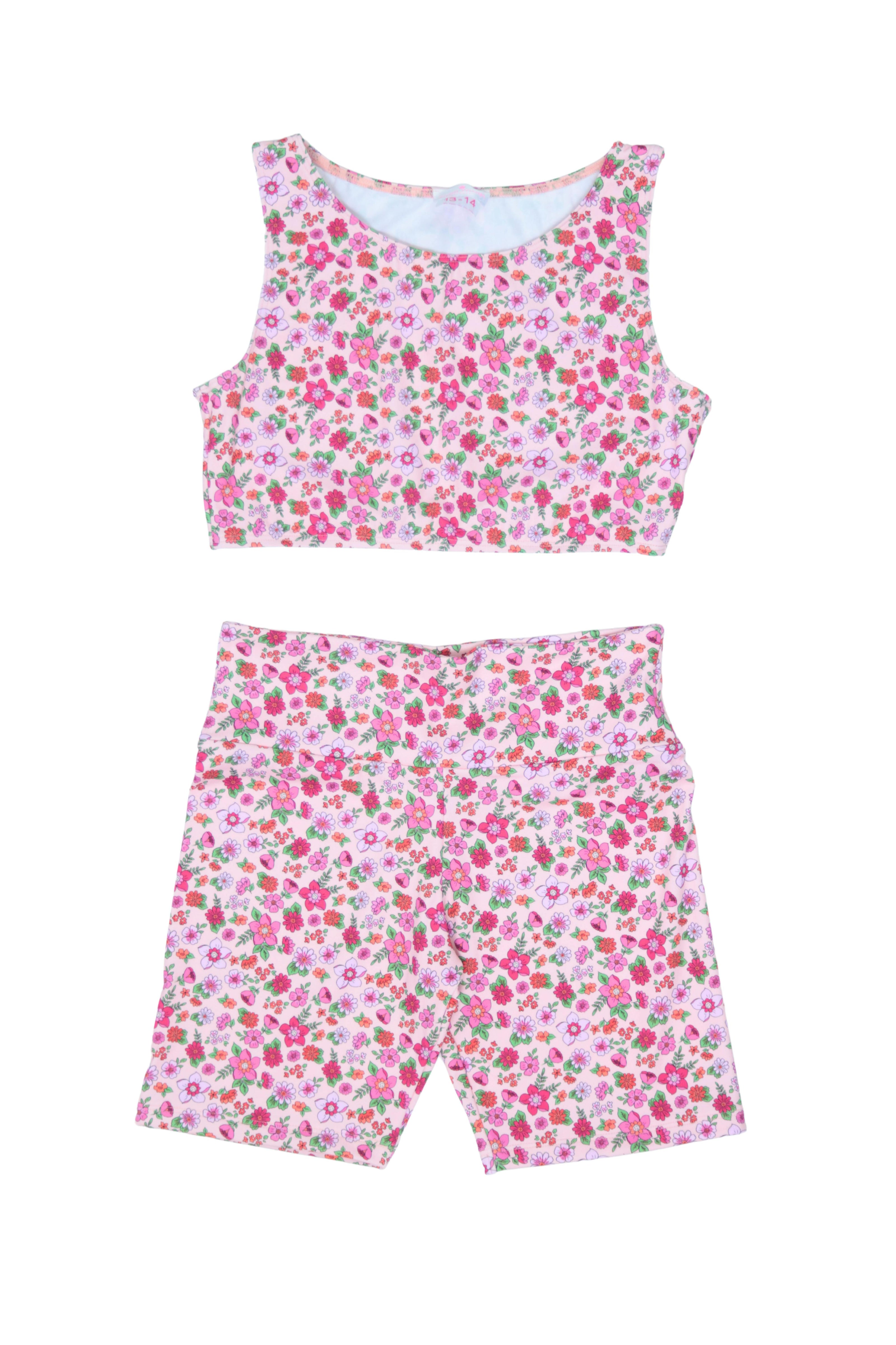 FAIRY KISSED ROSE SHORT SET